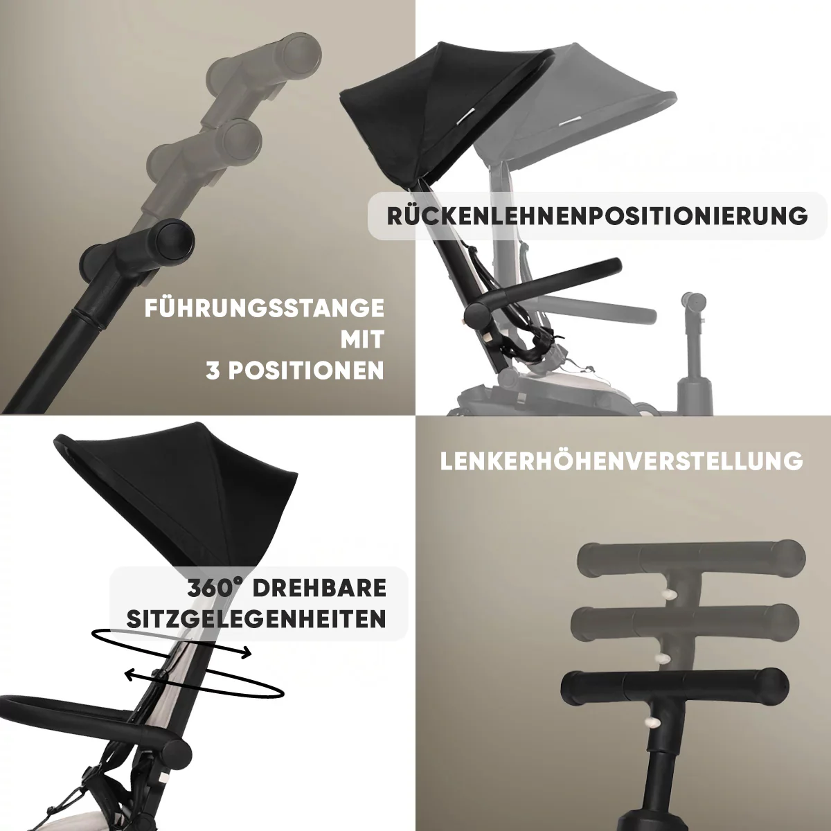 Zopa X Trike Pro – Triciclo evolutivo 8-in-1 dai 10 mesi