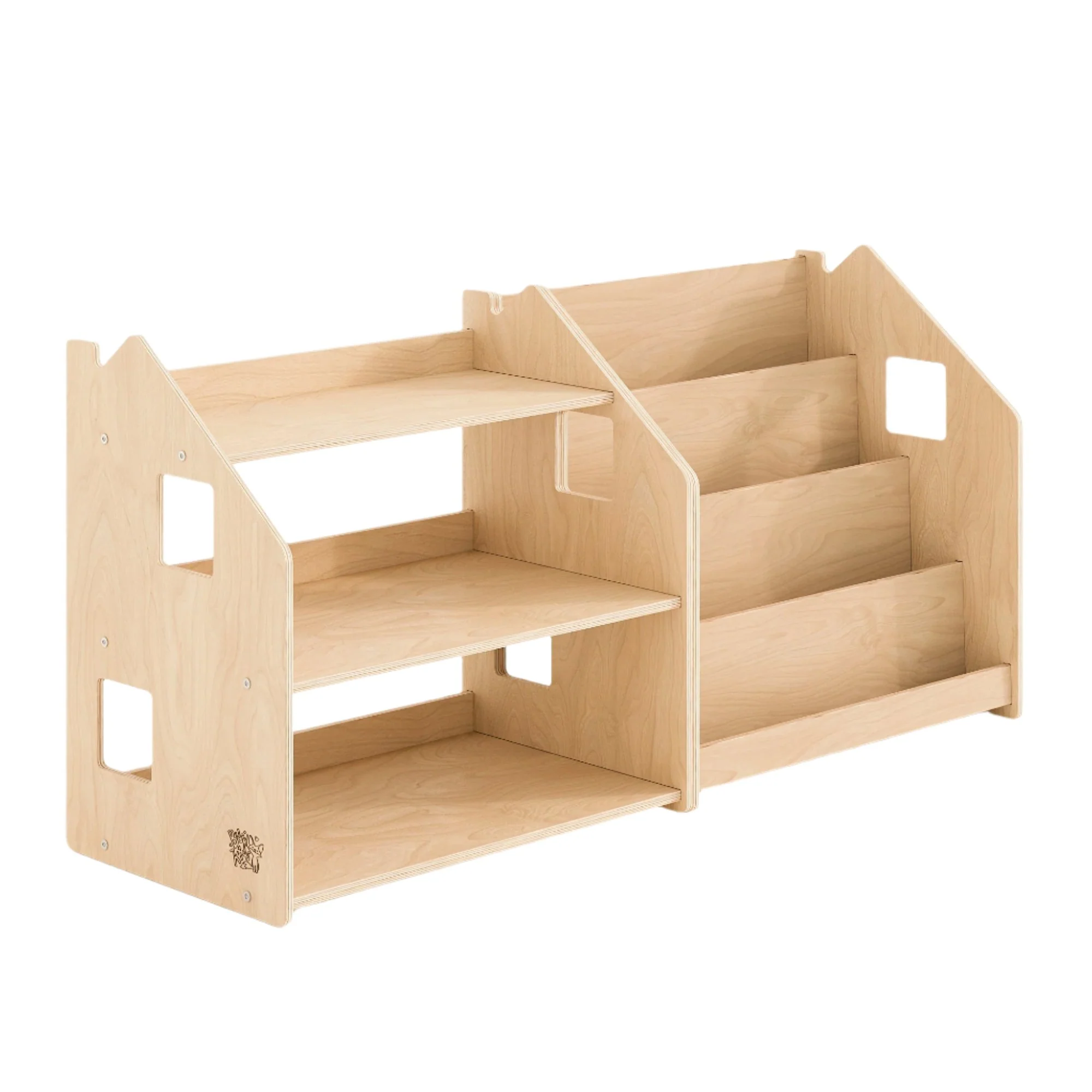 Libreria montessoriana + Scaffale portagiochi Set - Edizione limitata