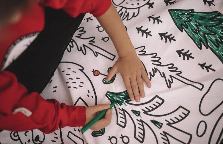 Tappeto da colorare “Nut Cracker” (⌀ 130 cm)