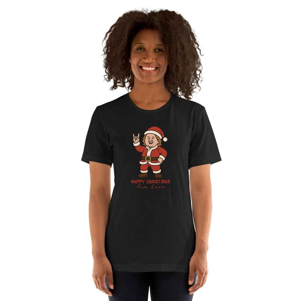 Lewis Capaldi Unisex Cotton T-Shirt | Graphic Christmas Tee