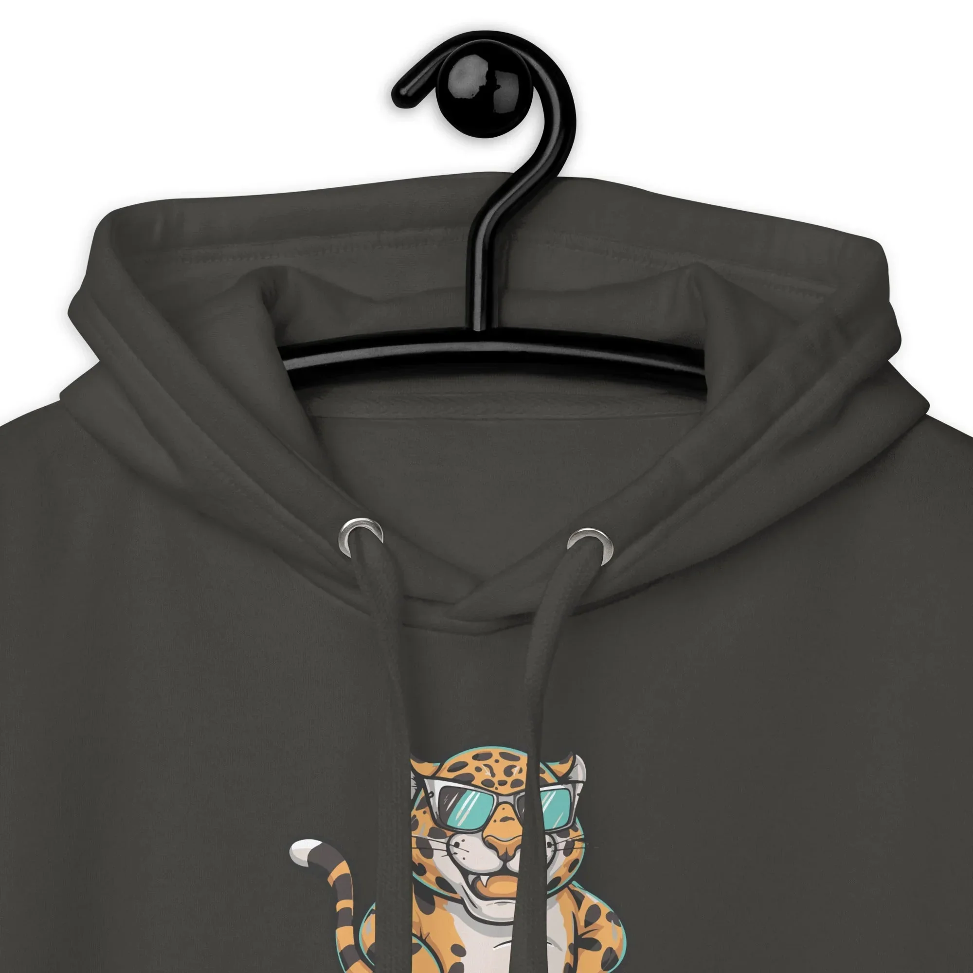 Lewis Capaldi Big Fat Sexy Jungle Cats Hoodie - Unisex Black Cotton Blend