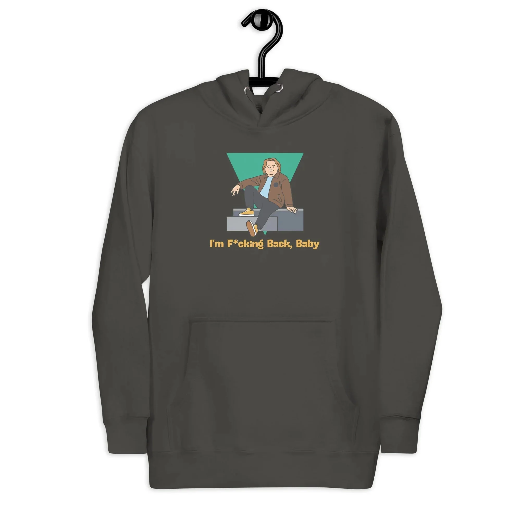 Lewis Capaldi Fan Merchandise: Unisex Hoodie with Bold 'I'm Back' Design for Music Lovers