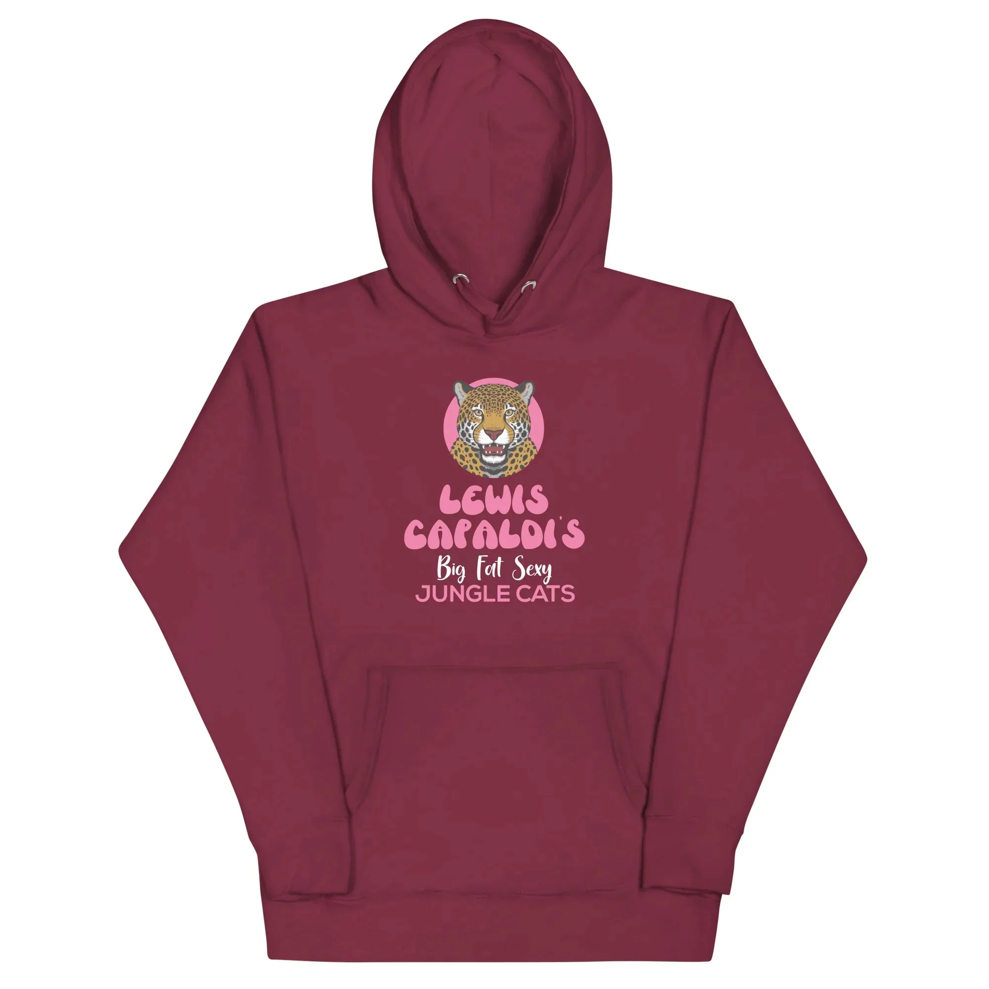 Lewis Capaldi Hoodie - Big Fat Sexy Jungle Cats Graphic Print Unisex
