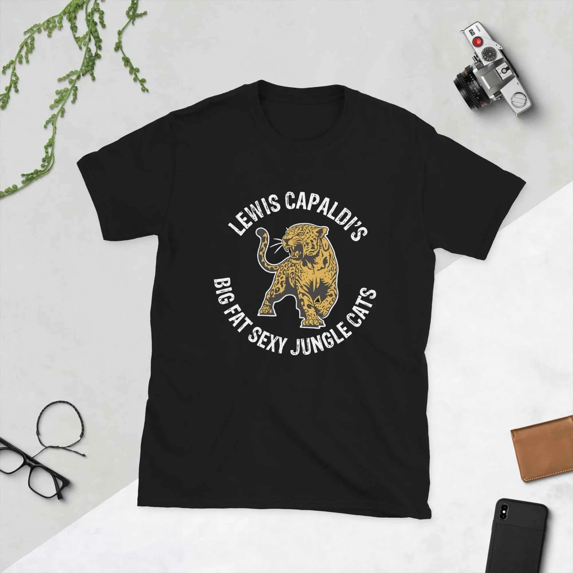 Lewis Capaldi Jungle Cats Graphic T-Shirt | 100% Cotton Unisex Fan Tee