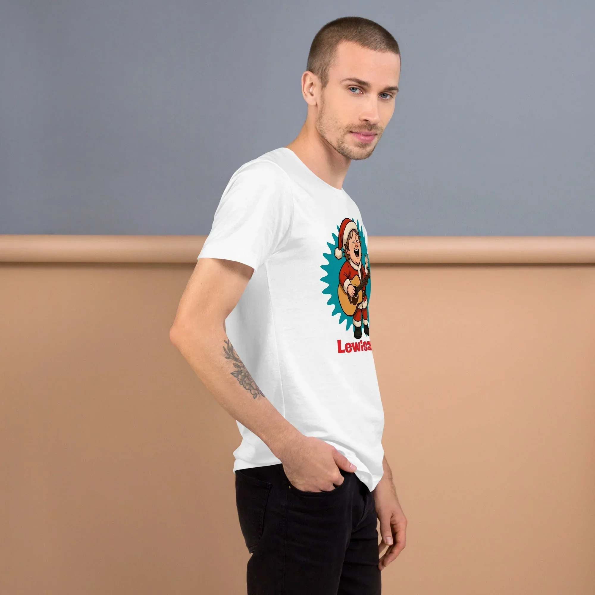 Lewis Capaldi Christmas T-Shirt | Unisex Festive Music Apparel