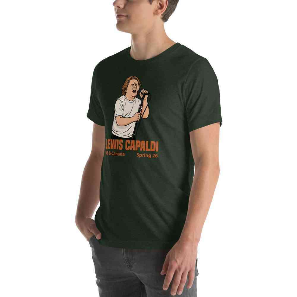 Lewis Capaldi Tour 2026 T-Shirt | Unisex Cotton Fan Tee