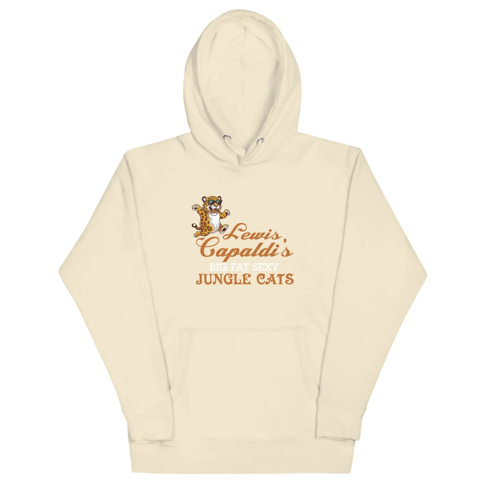 Lewis Capaldi Big Fat Sexy Jungle Cats Hoodie �C Unisex Sustainable Cotton with Unique Graphic Design