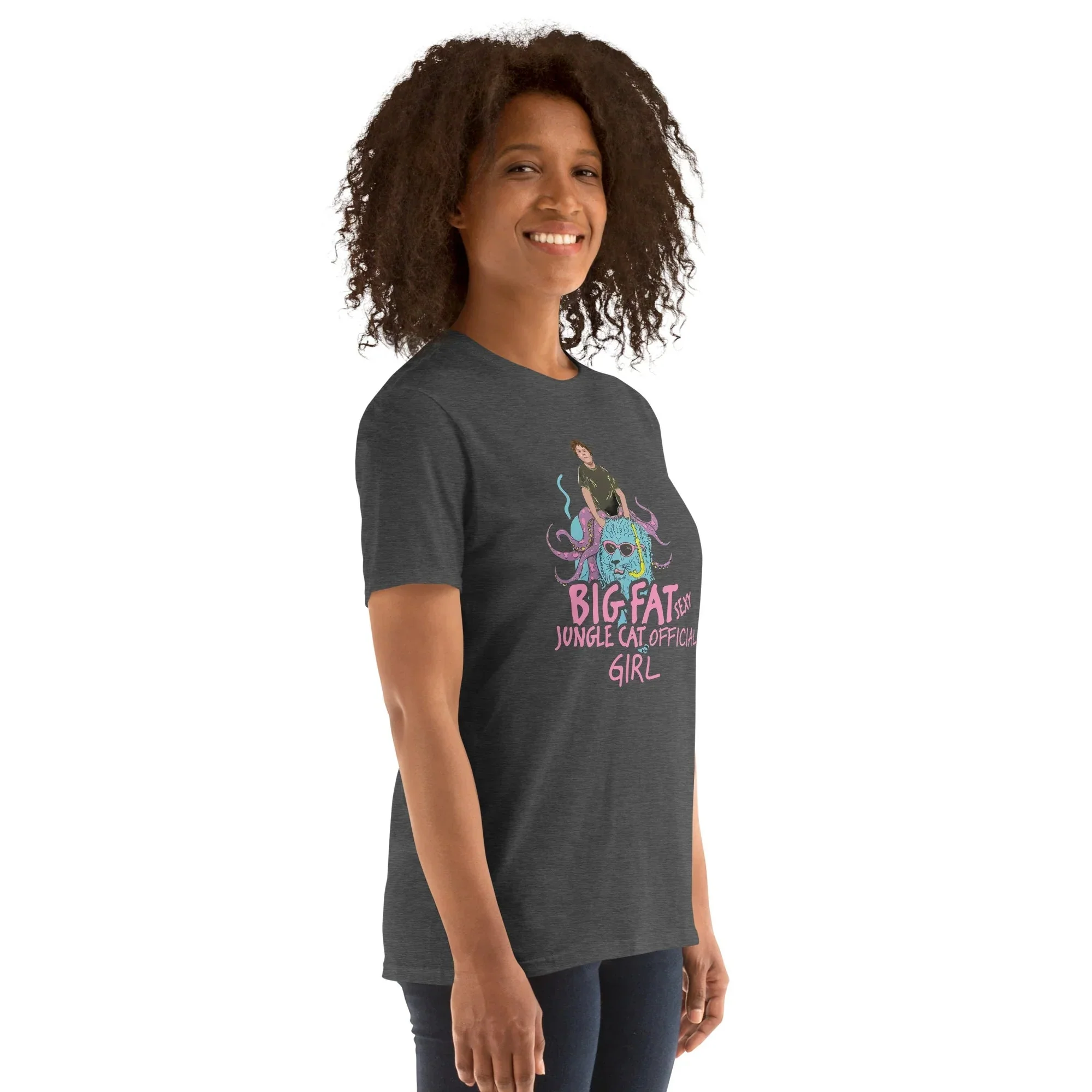 Lewis Capaldi T-Shirt | Big Fat Sexy Jungle Cats Graphic Tee for Girls | Premium Cotton