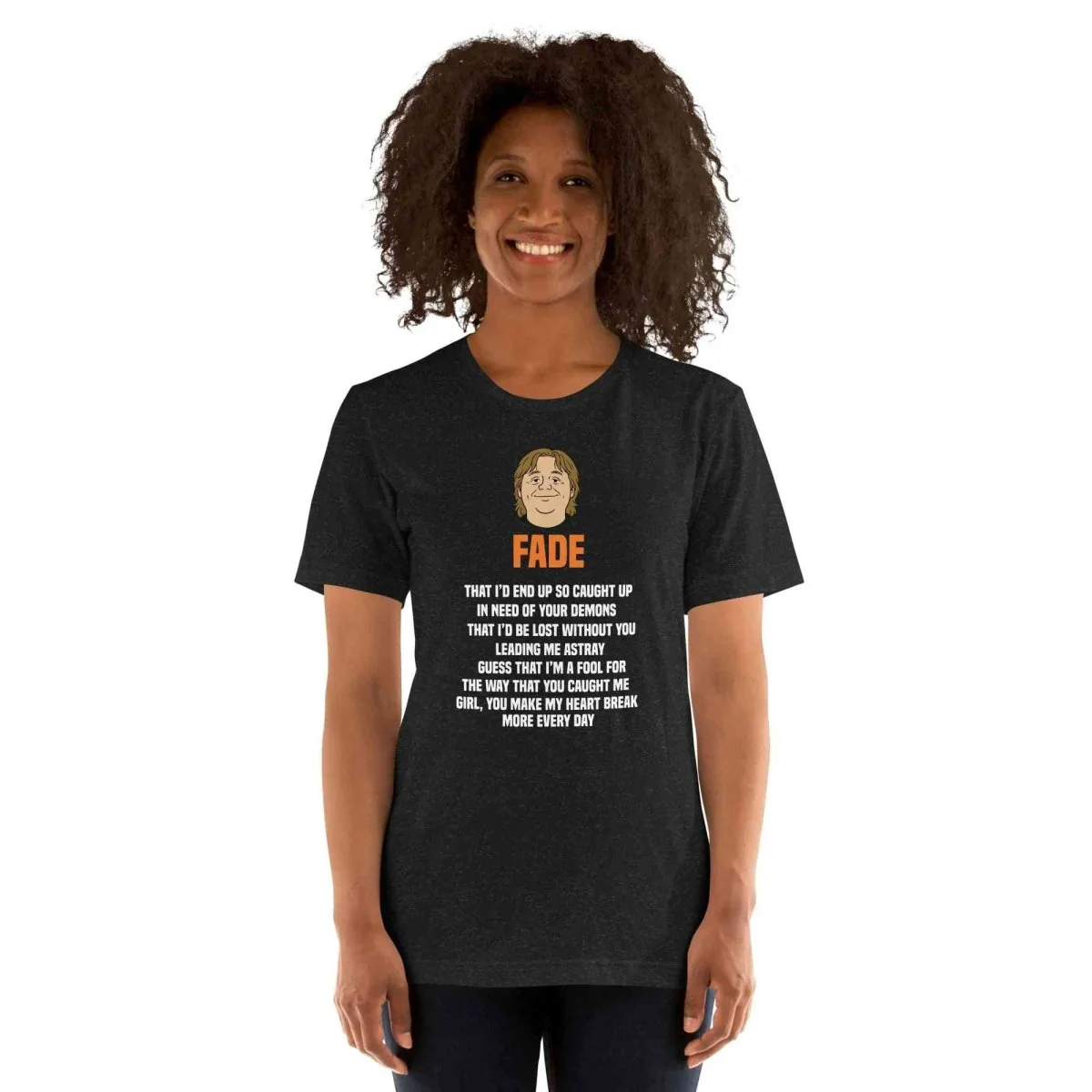 Lewis Capaldi Lyrics T-Shirt | Unisex Fade Design Cotton Tee