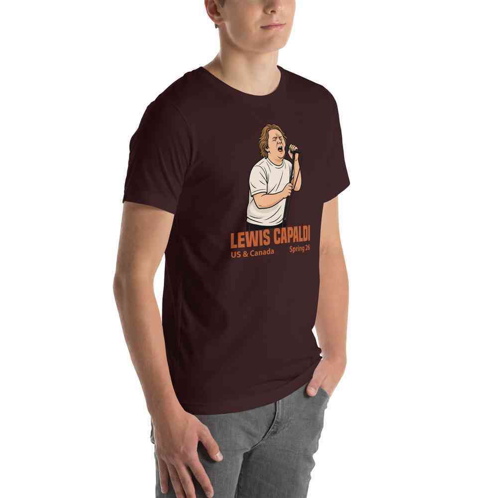 Lewis Capaldi Tour 2026 T-Shirt | Unisex Cotton Fan Tee