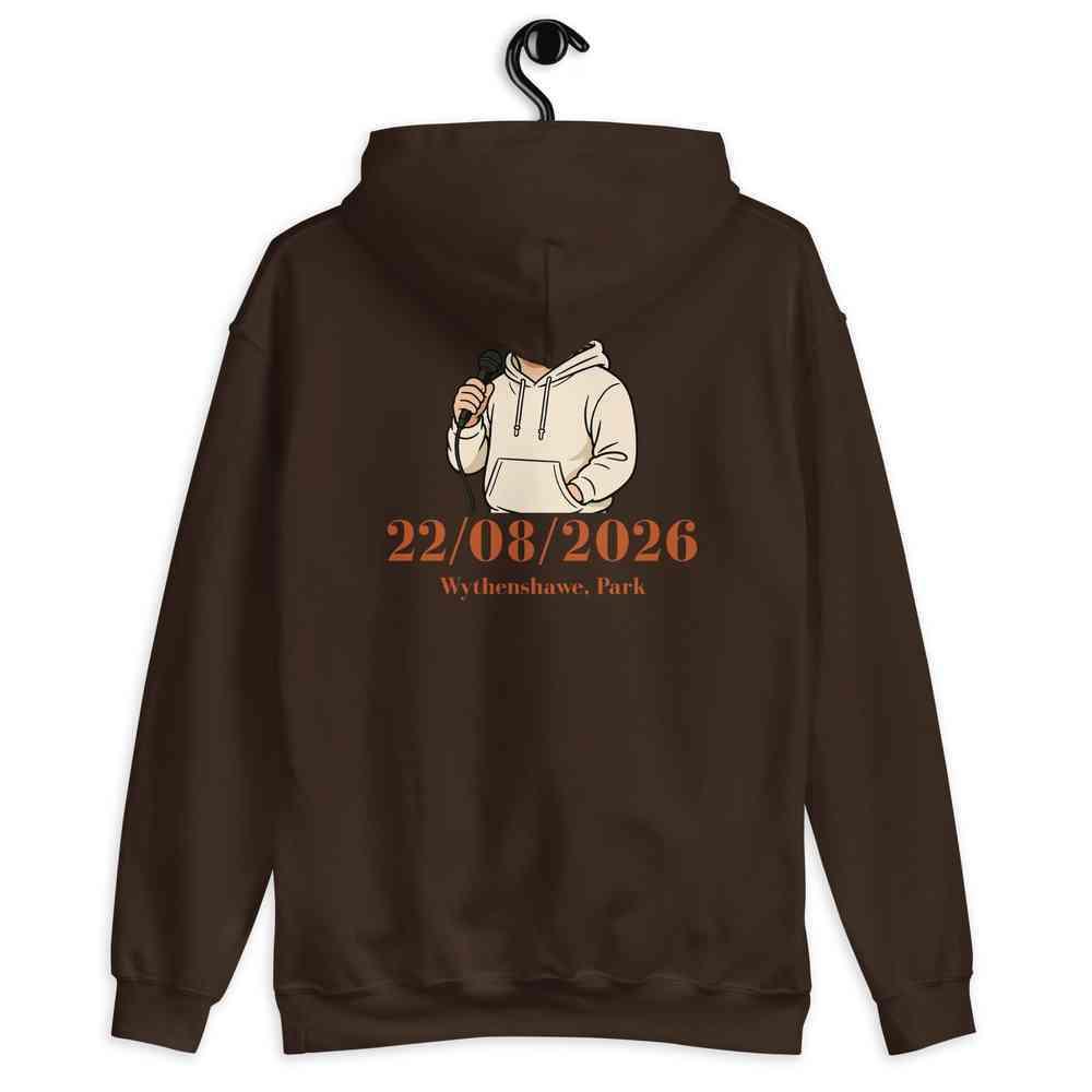 Lewis Capaldi 2026 Tour Black Hoodie �C Official Concert Merchandise