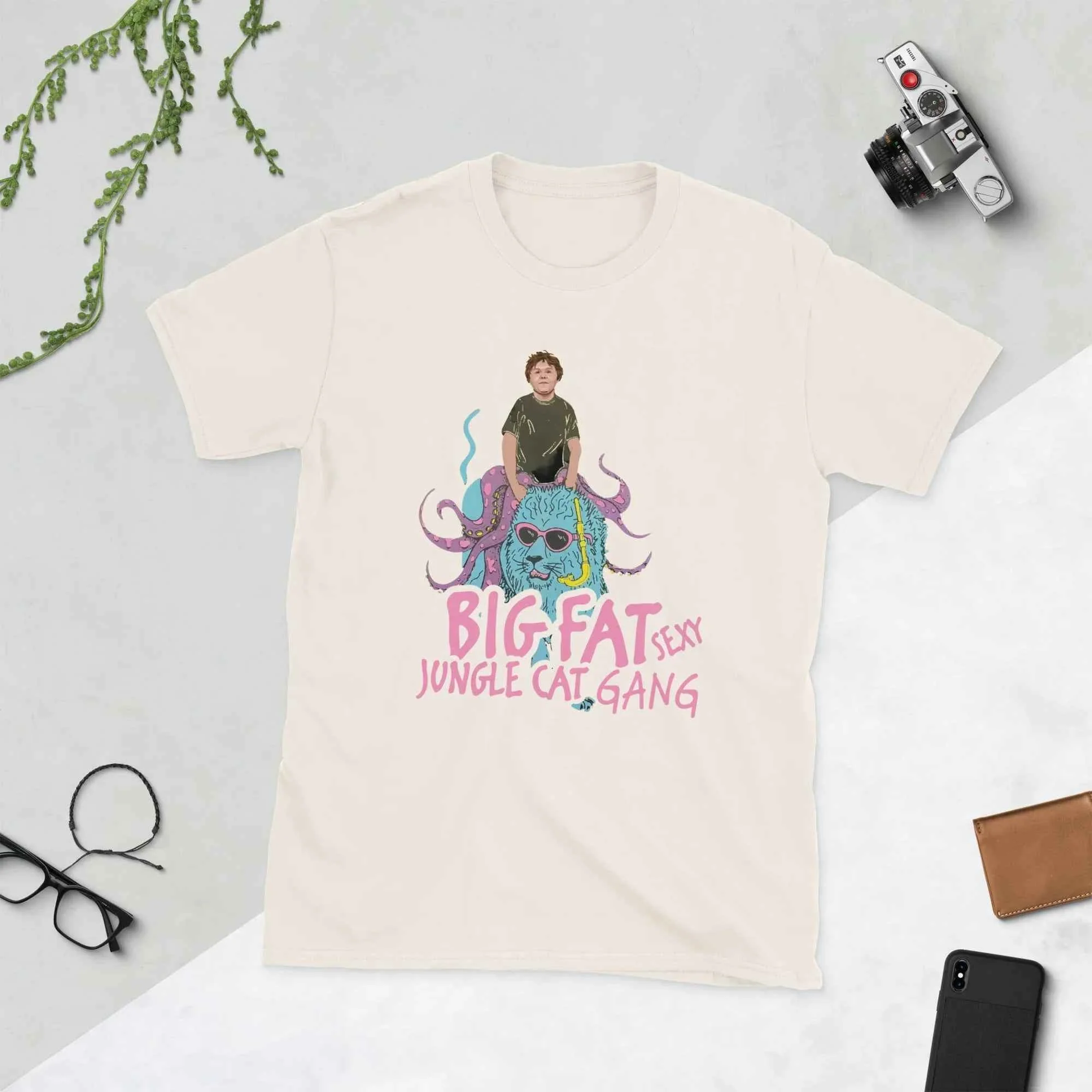 Lewis Capaldi T-Shirt | Big Fat Sexy Jungle Cats Gang Cotton Tee