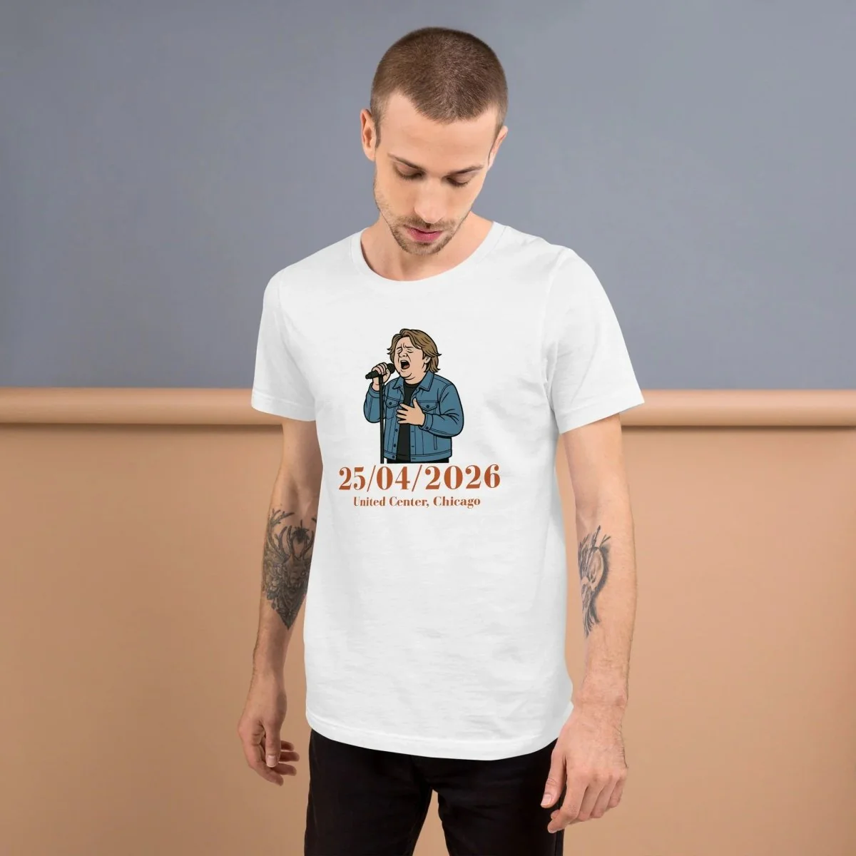Lewis Capaldi T-Shirt 2026 Unisex Cotton Tee | Premium Fabric & Exclusive Tour Design