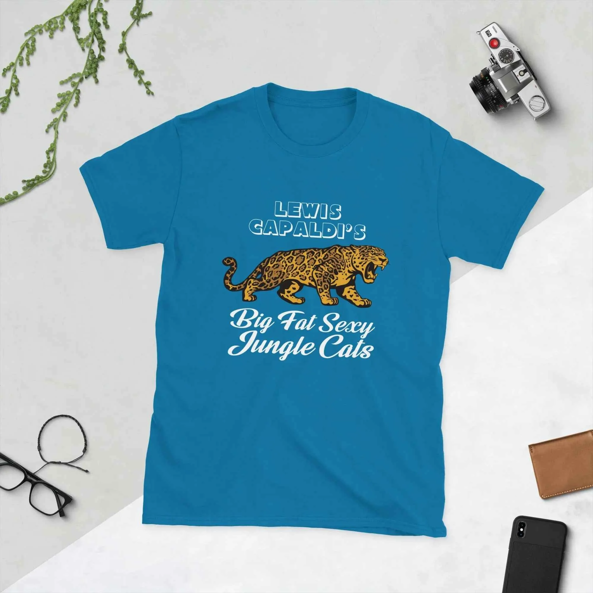 Lewis Capaldi Fan Apparel: Eco-Friendly Jungle Cats T-Shirt | Stylish Cotton Concert Tee