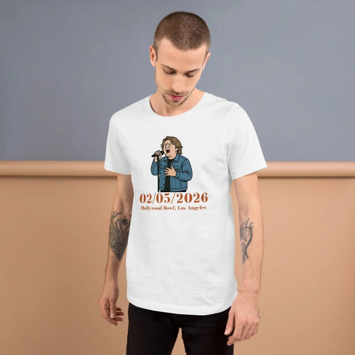 Lewis Capaldi 2026 Tour T-Shirt | Unisex Cotton Concert Apparel