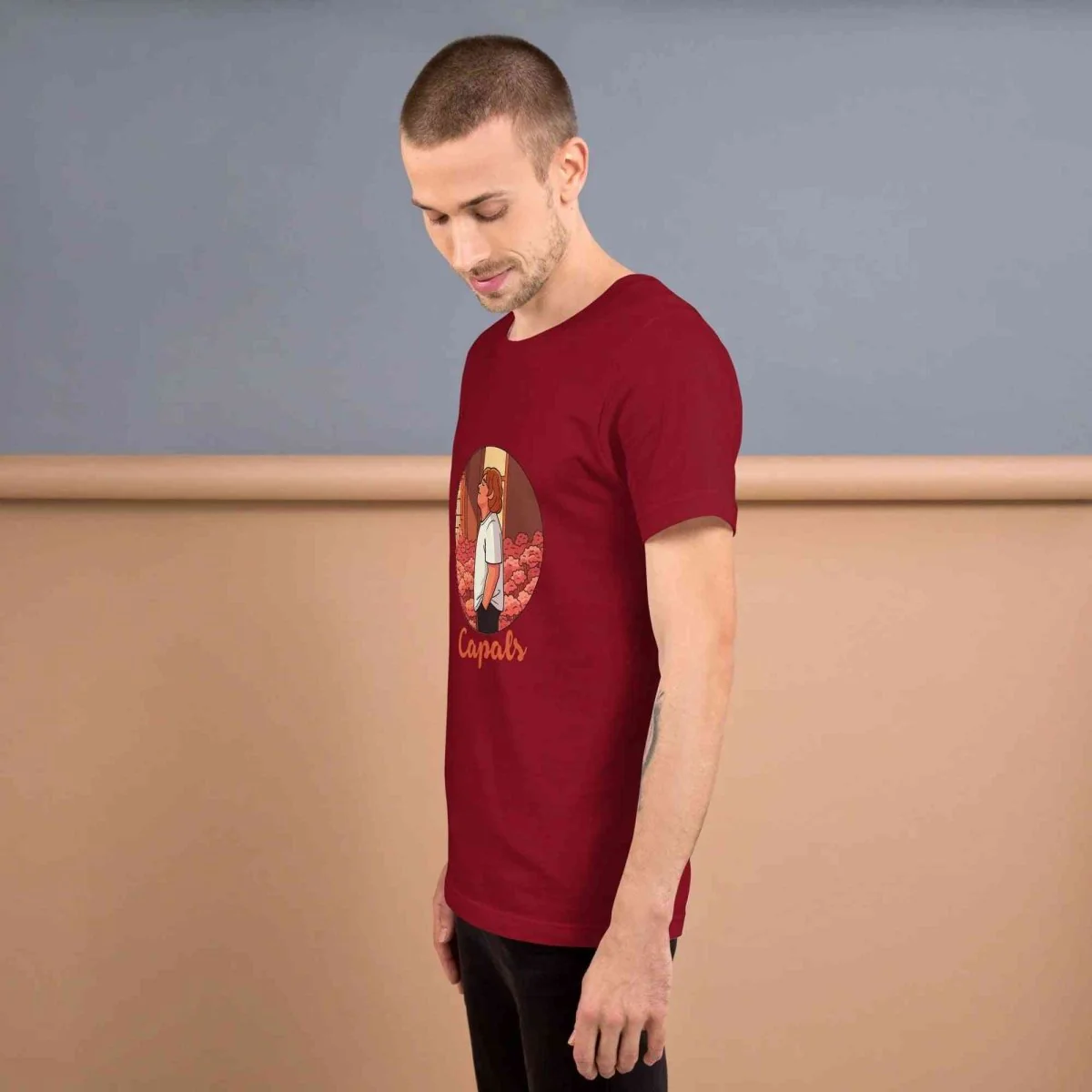 Lewis Capaldi T-Shirt | Unisex Black Graphic Tee by Capals