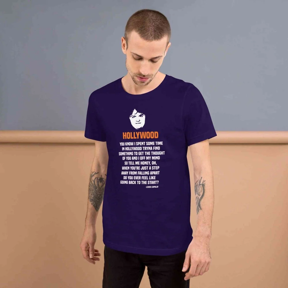 Lewis Capaldi Lyrics T-Shirt | Unisex Hollywood Style Fan Merch