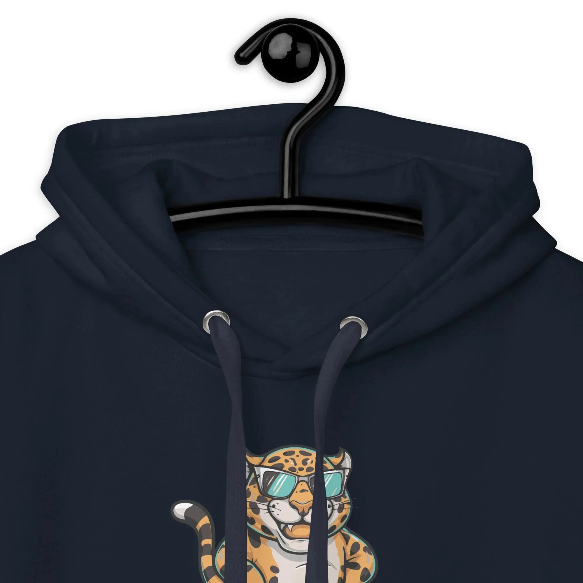 Lewis Capaldi Big Fat Sexy Jungle Cats Hoodie - Unisex Black Cotton Blend