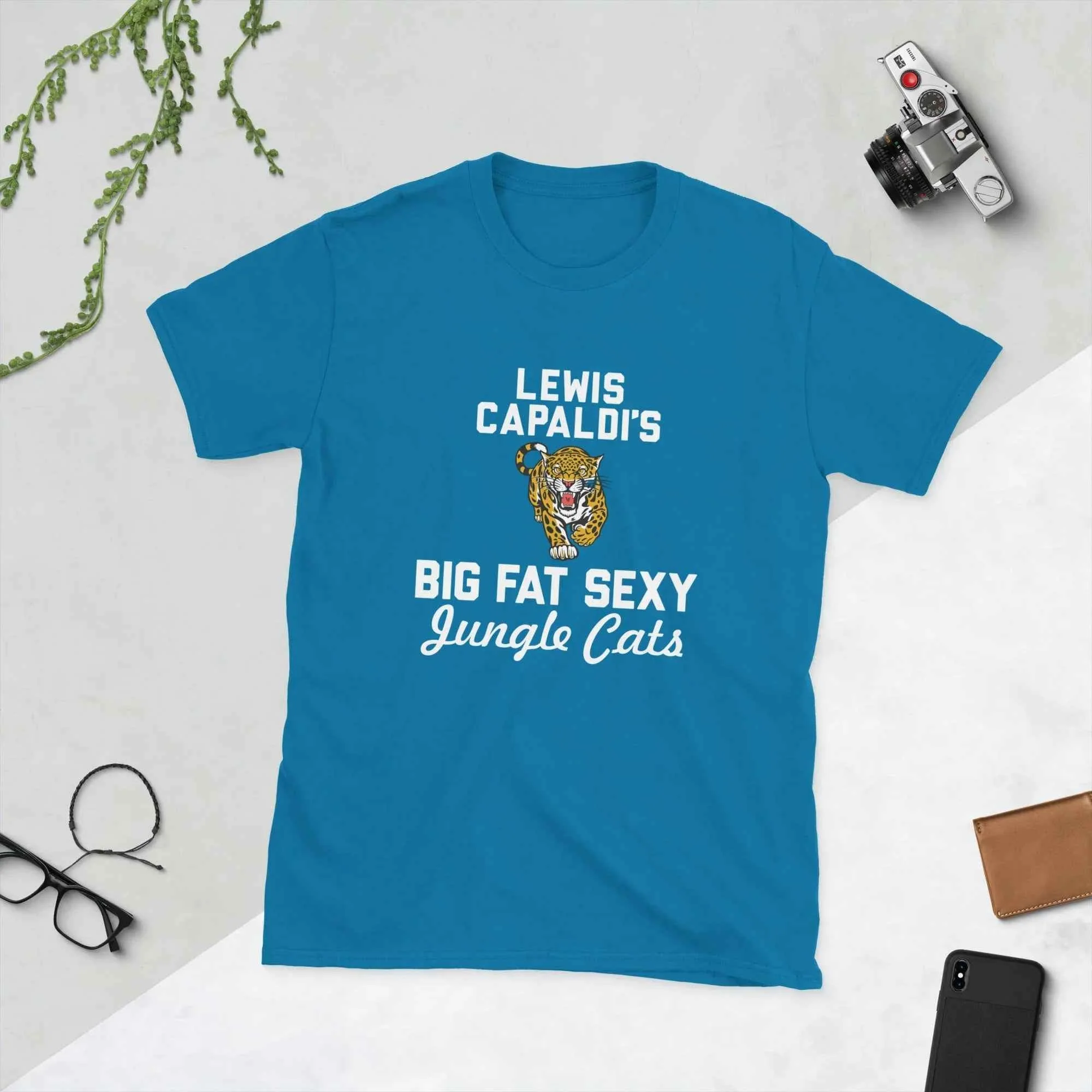 Lewis Capaldi Big Fat Sexy Jungle Cats T-Shirt - 100% Cotton, Unique Graphic Design