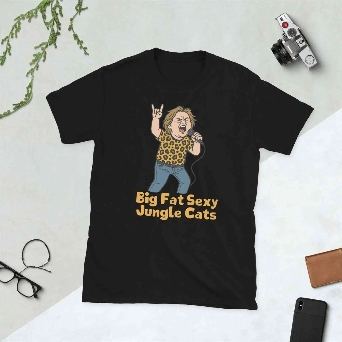 Lewis Capaldi Jungle Cats Cotton T-Shirt - Unisex Short-Sleeve