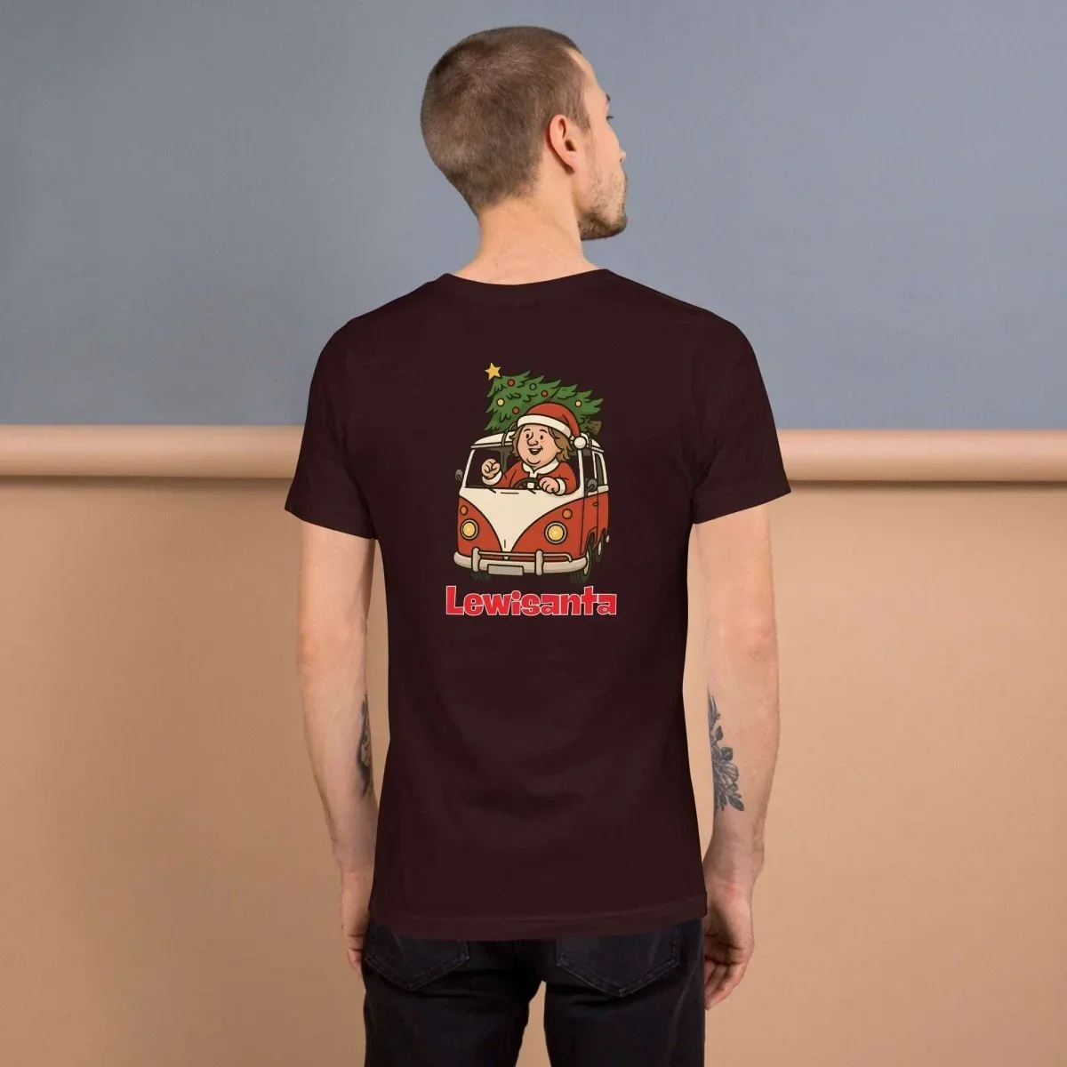 Lewis Capaldi Christmas T-Shirt | Unisex Black Sustainable Tee