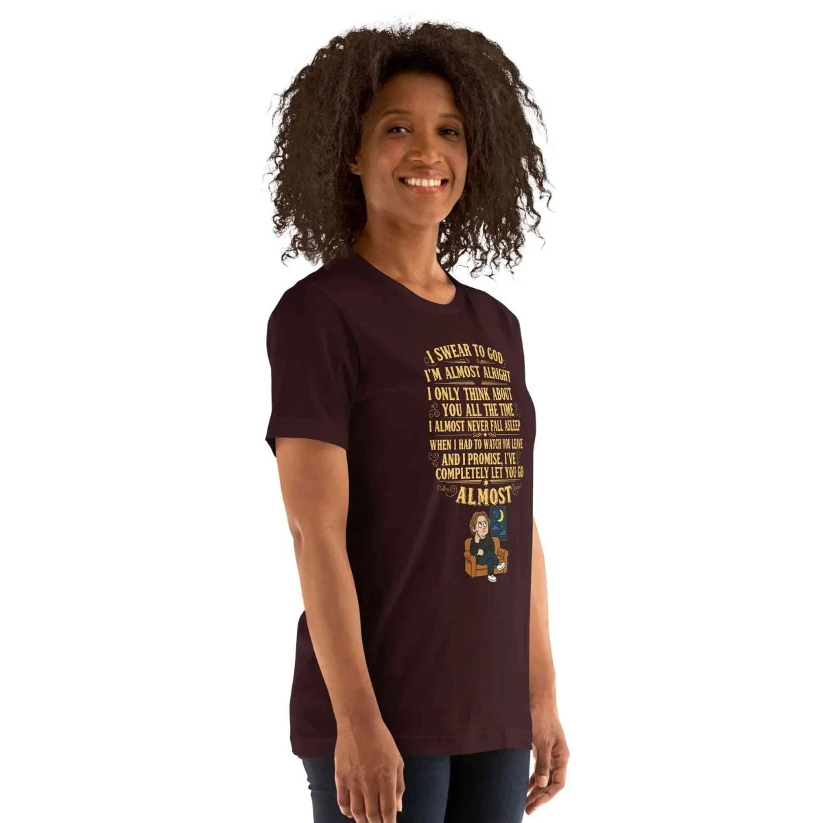 Lewis Capaldi Almost Lyrics Shirt | Unisex T-Shirt for Fans of Emotional Music