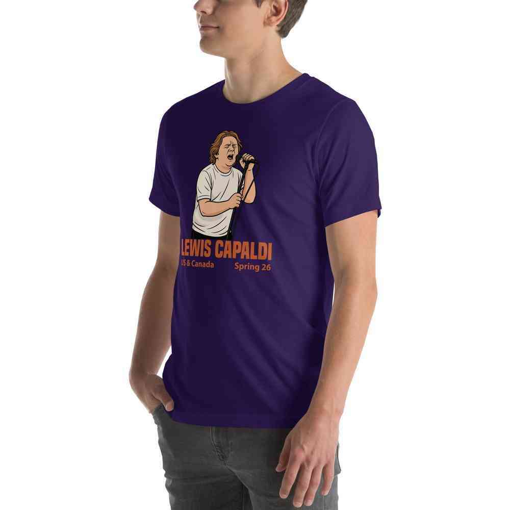 Lewis Capaldi Tour 2026 T-Shirt | Unisex Cotton Fan Tee