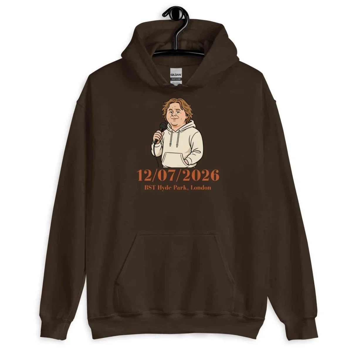 Lewis Capaldi 2026 Tour Hoodie - Unisex Black Sustainable Sweatshirt