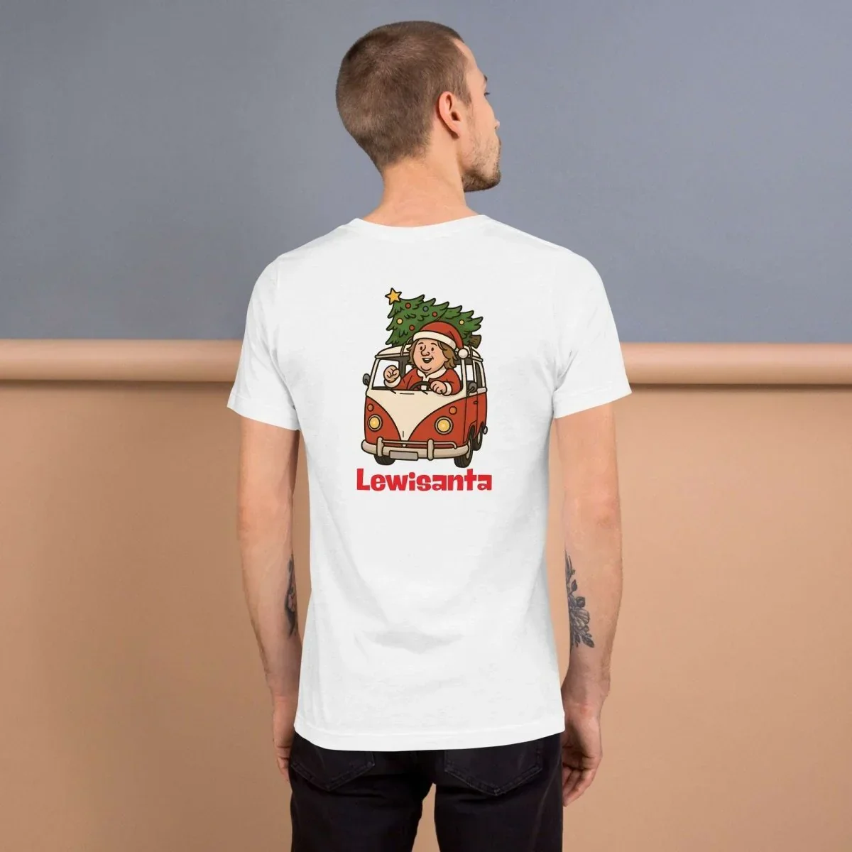 Lewis Capaldi Christmas T-Shirt | Unisex Black Sustainable Tee