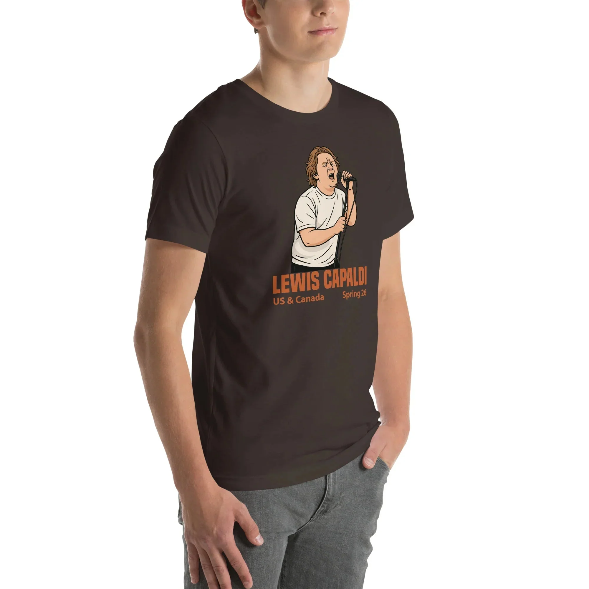 Lewis Capaldi Tour 2026 T-Shirt | Unisex Cotton Fan Tee