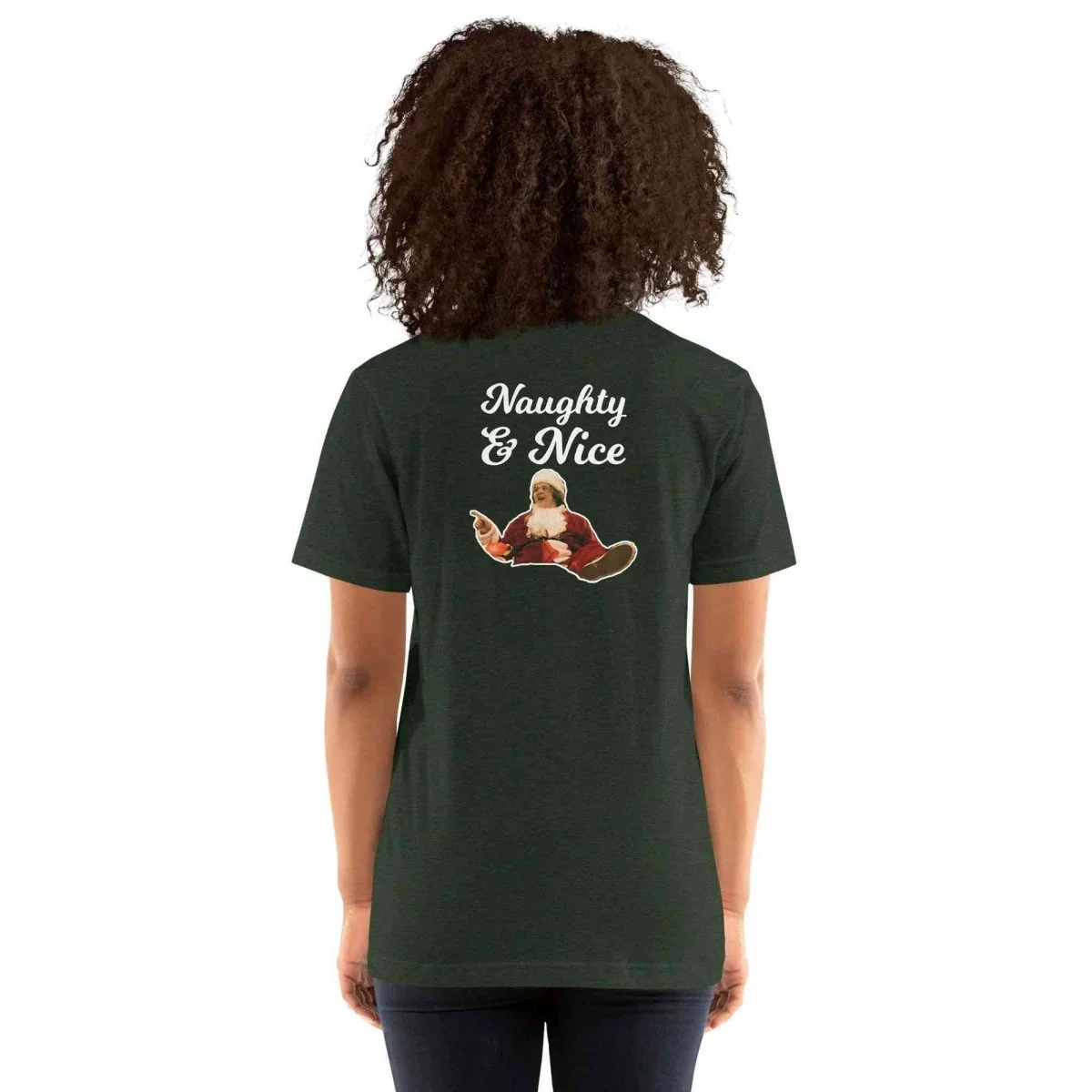 Lewis Capaldi Christmas T-Shirt | Naughty & Nice Unisex Eco-Friendly Tee