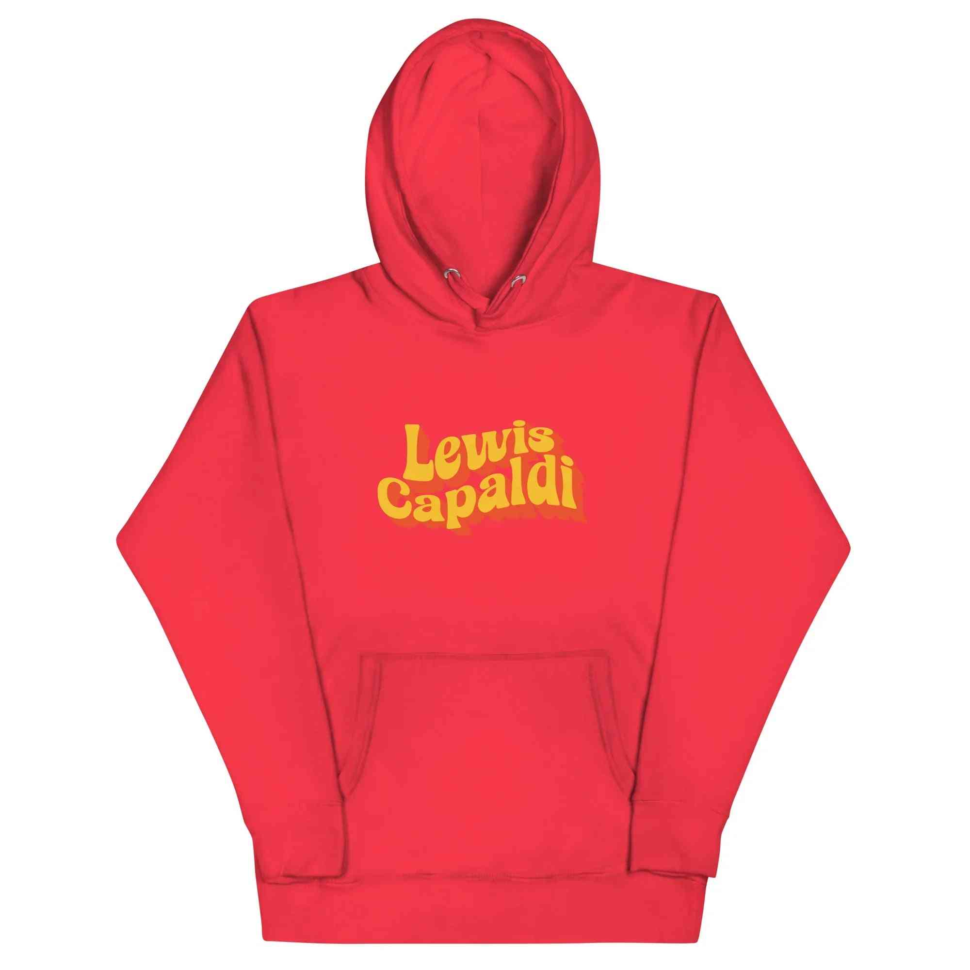 Lewis Capaldi Hoodie - Eco-Friendly Cotton-Poly Blend with Stylish Chest Graphic - Unisex Fanwear