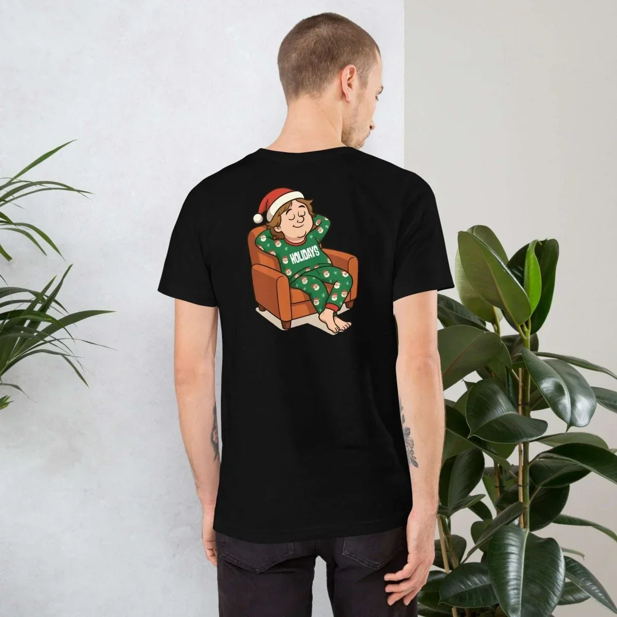 Lewis Capaldi Organic Cotton Christmas T-Shirt | Unisex Festive Apparel