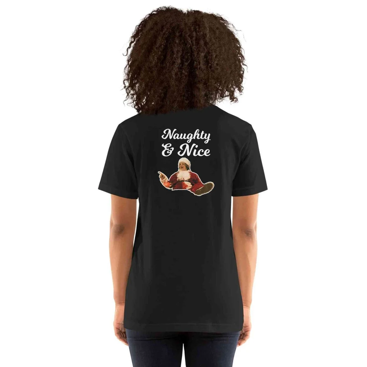 Lewis Capaldi Christmas T-Shirt | Naughty & Nice Unisex Eco-Friendly Tee