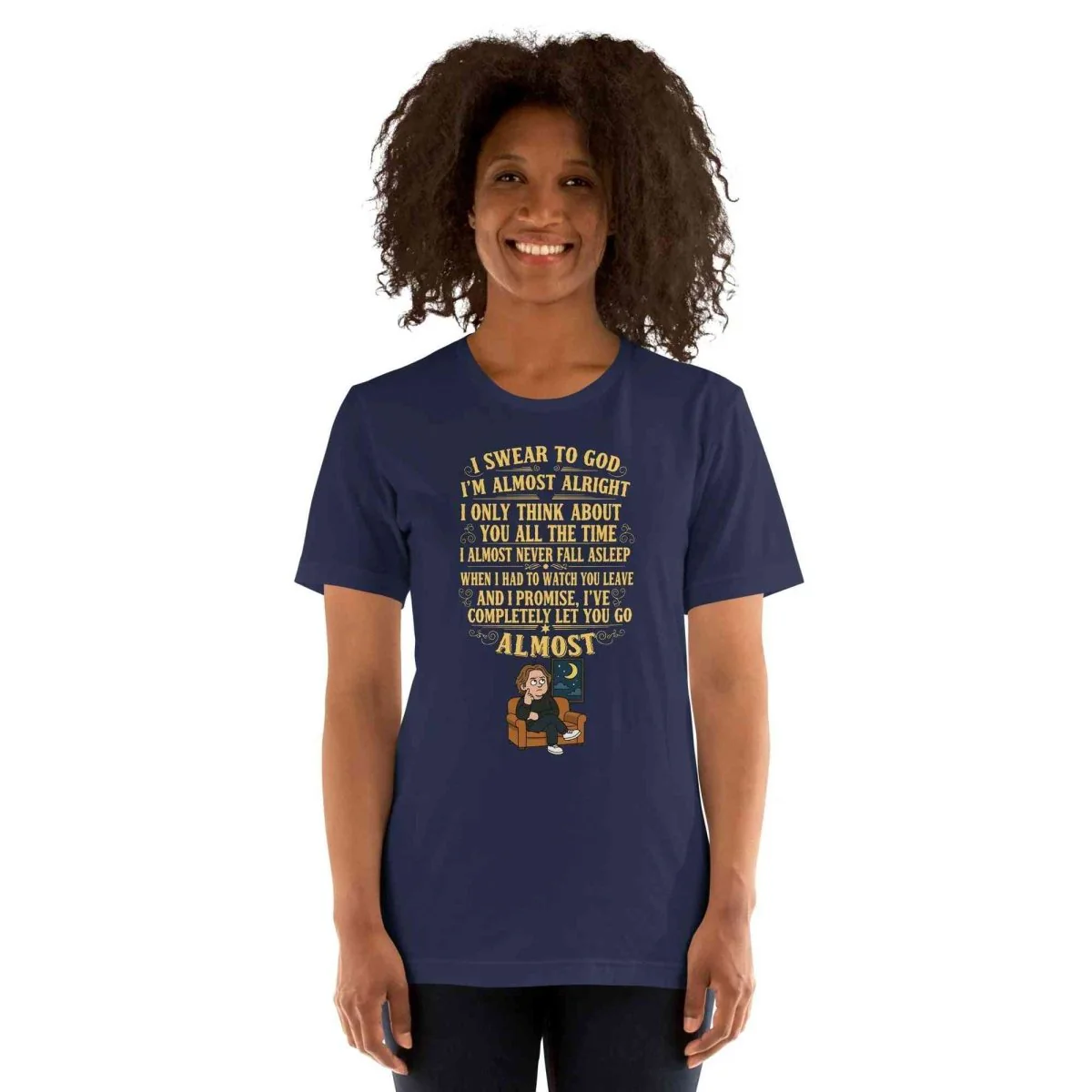 Lewis Capaldi Almost Lyrics Shirt | Unisex T-Shirt for Fans of Emotional Music