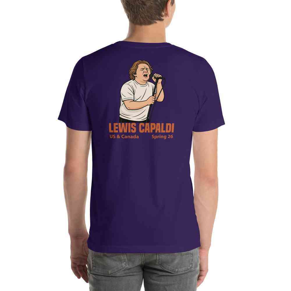 Lewis Capaldi Tour 2026 T-Shirt | Unisex Cotton Fan Tee