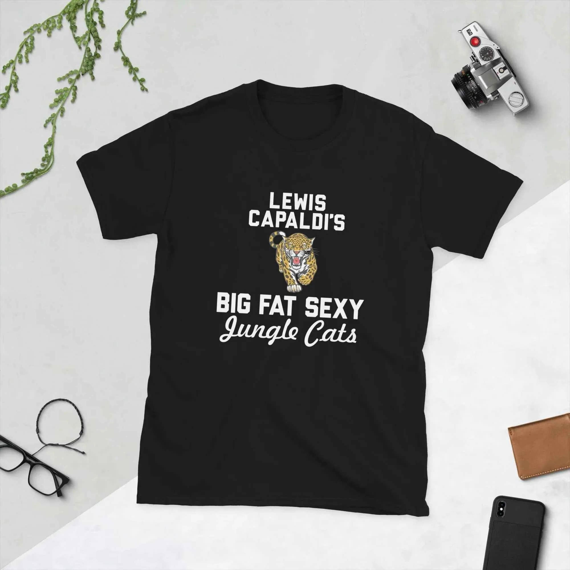 Lewis Capaldi Big Fat Sexy Jungle Cats T-Shirt - 100% Cotton, Unique Graphic Design