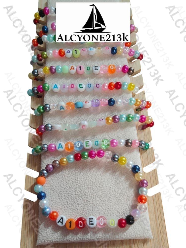 Lewis Capaldi Mystery Bracelets Pack of 10 | Colorful Alphabet Beads