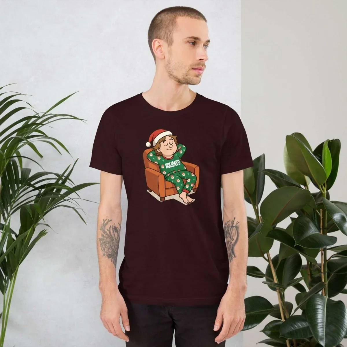 Lewis Capaldi Organic Cotton Christmas T-Shirt | Unisex Festive Apparel