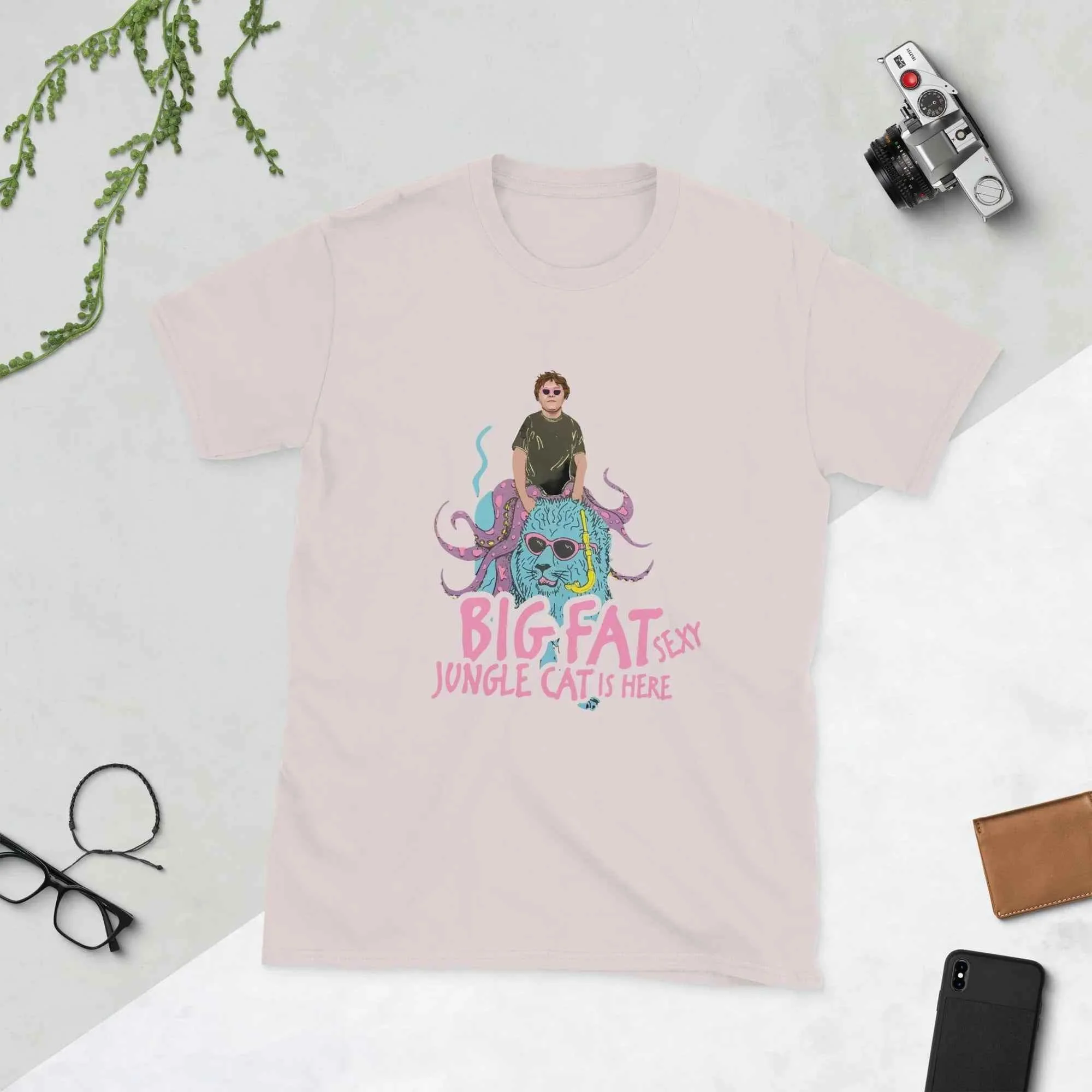 Lewis Capaldi Jungle Cats T-Shirt | Big Fat Sexy Cotton Tee for Fans