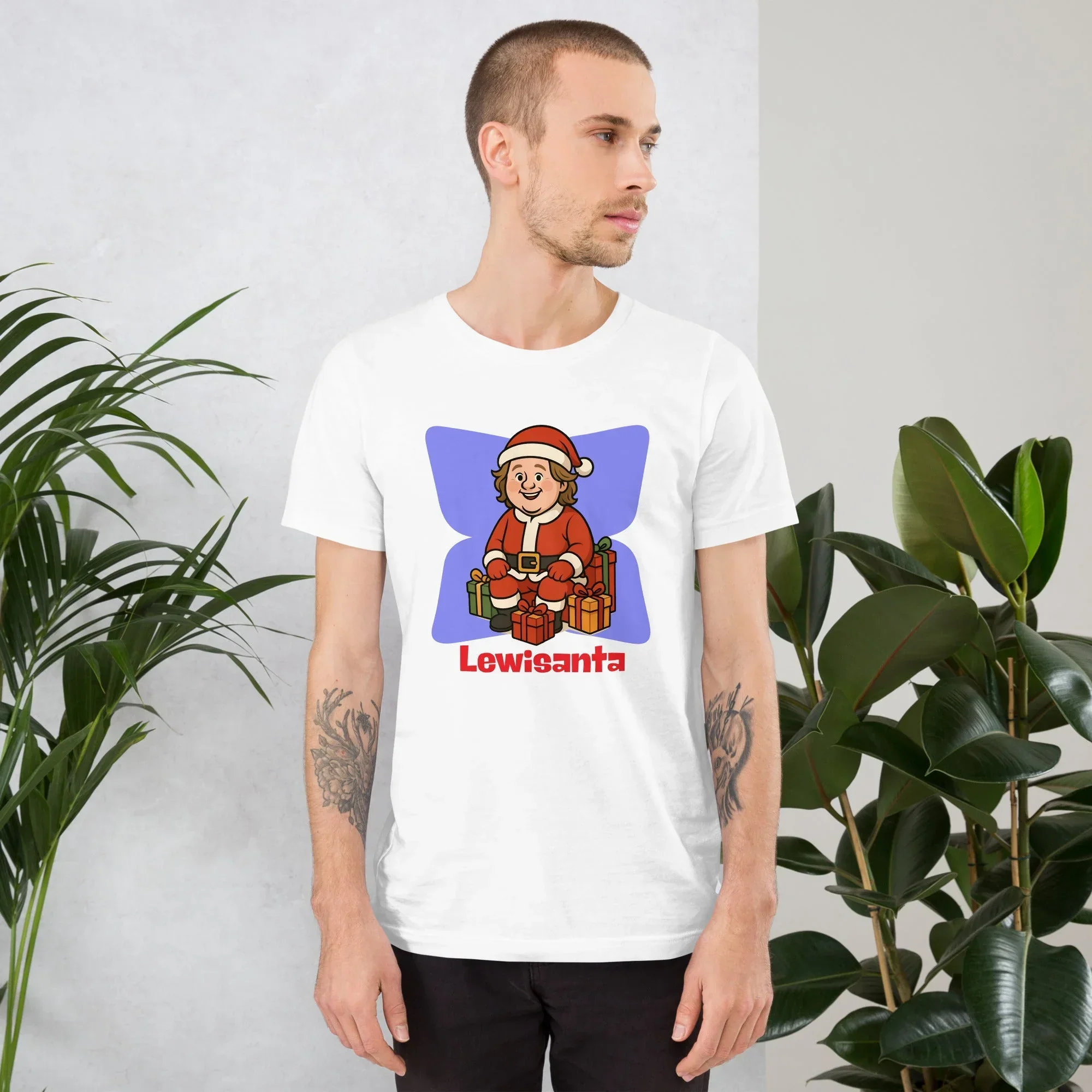 Lewis Capaldi Christmas T-Shirt | Organic Cotton Unisex Festive Tee
