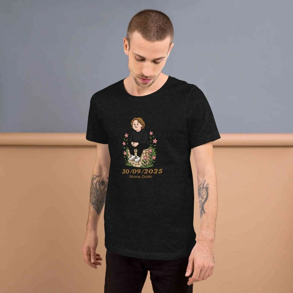 Lewis Capaldi Tour T-Shirt 2025 | Cotton Graphic Tee for Fans