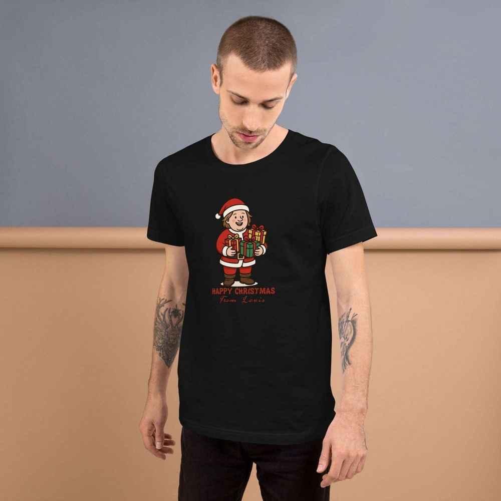 Lewis Capaldi Unisex Cotton T-Shirt | Graphic Christmas Tee