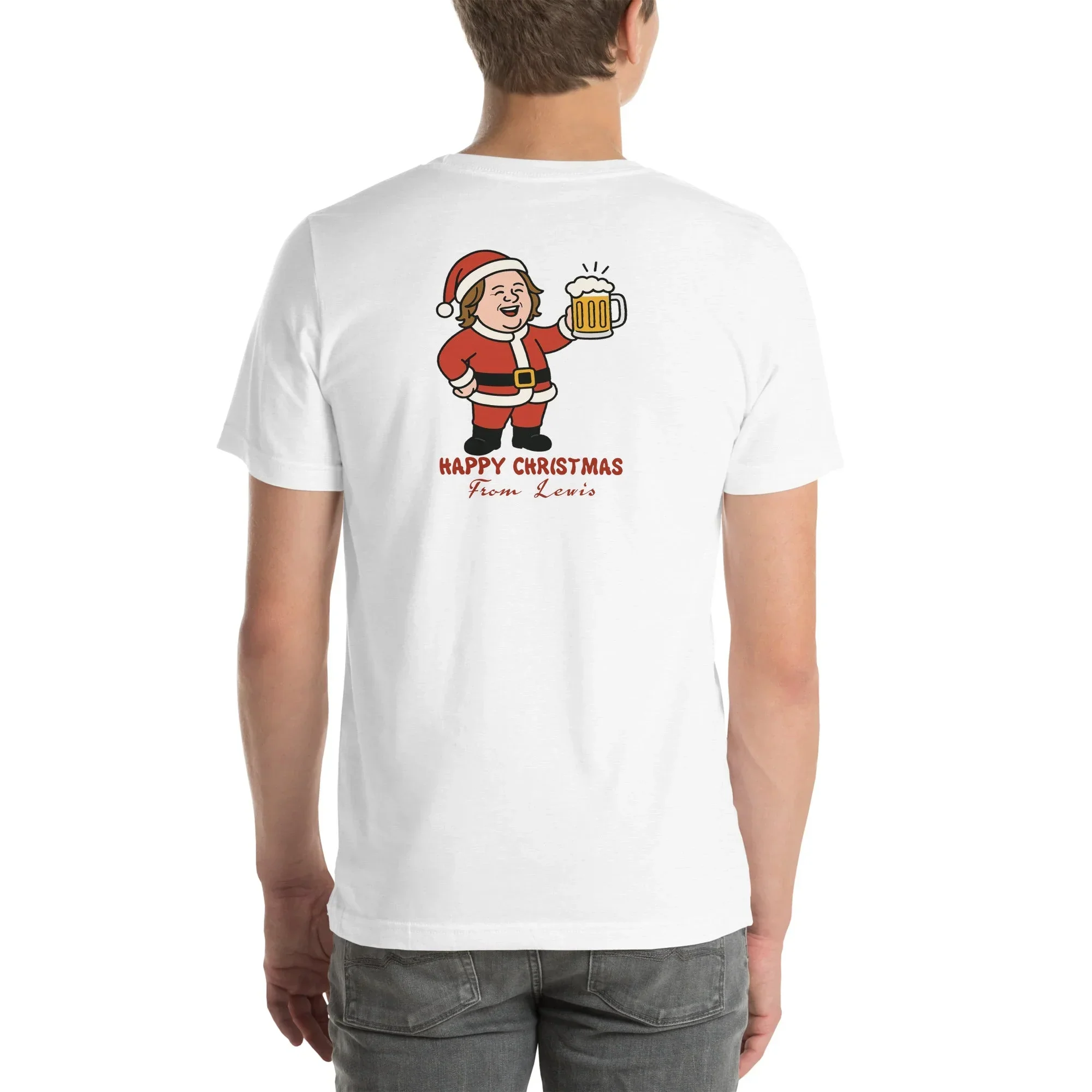 Lewis Capaldi Unisex Cotton T-Shirt | Graphic Christmas Tee