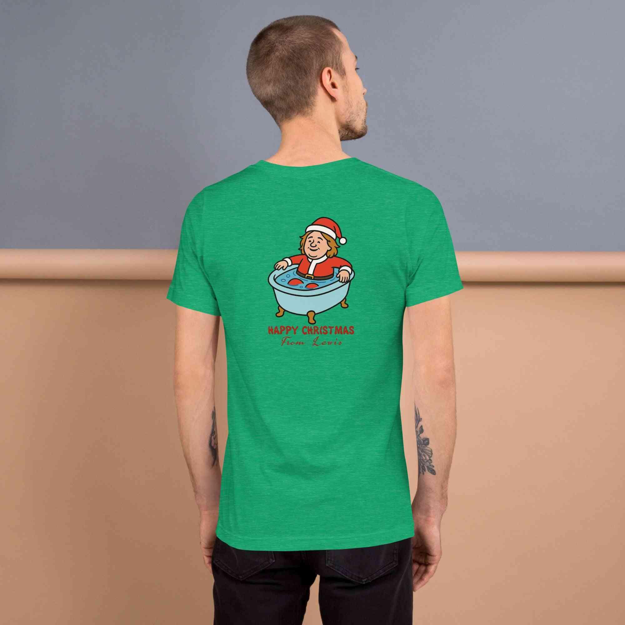 Lewis Capaldi Christmas T-Shirt - Unisex Eco-Friendly Festive Graphic Tee