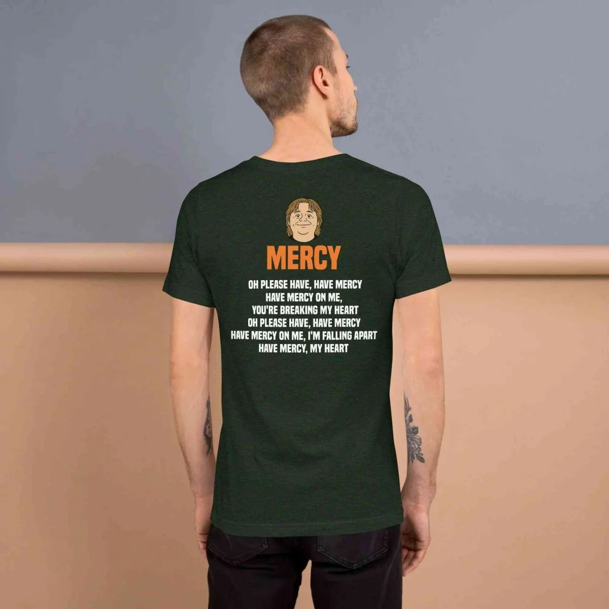 Lewis Capaldi Mercy Lyrics T-Shirt | Unisex Cotton Fan Merch