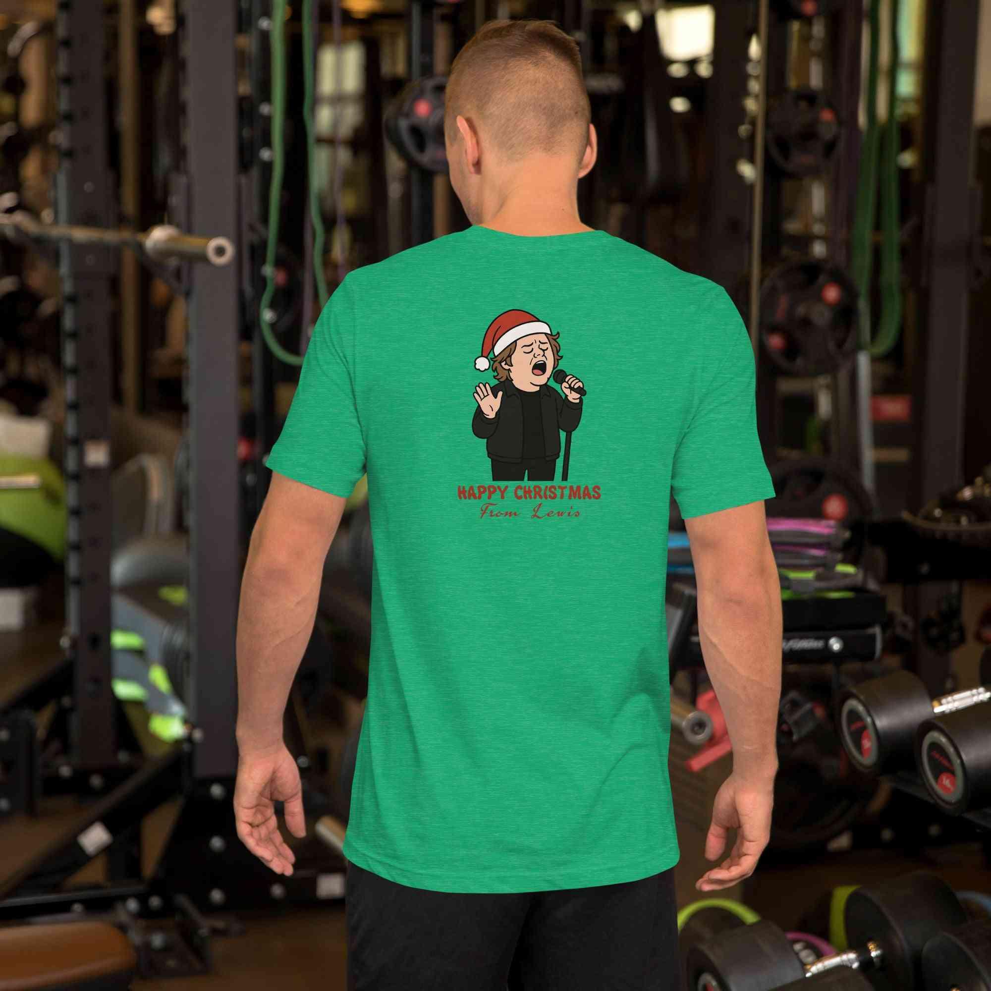 Lewis Capaldi Christmas T-Shirt Unisex | Eco-Friendly Festive Design