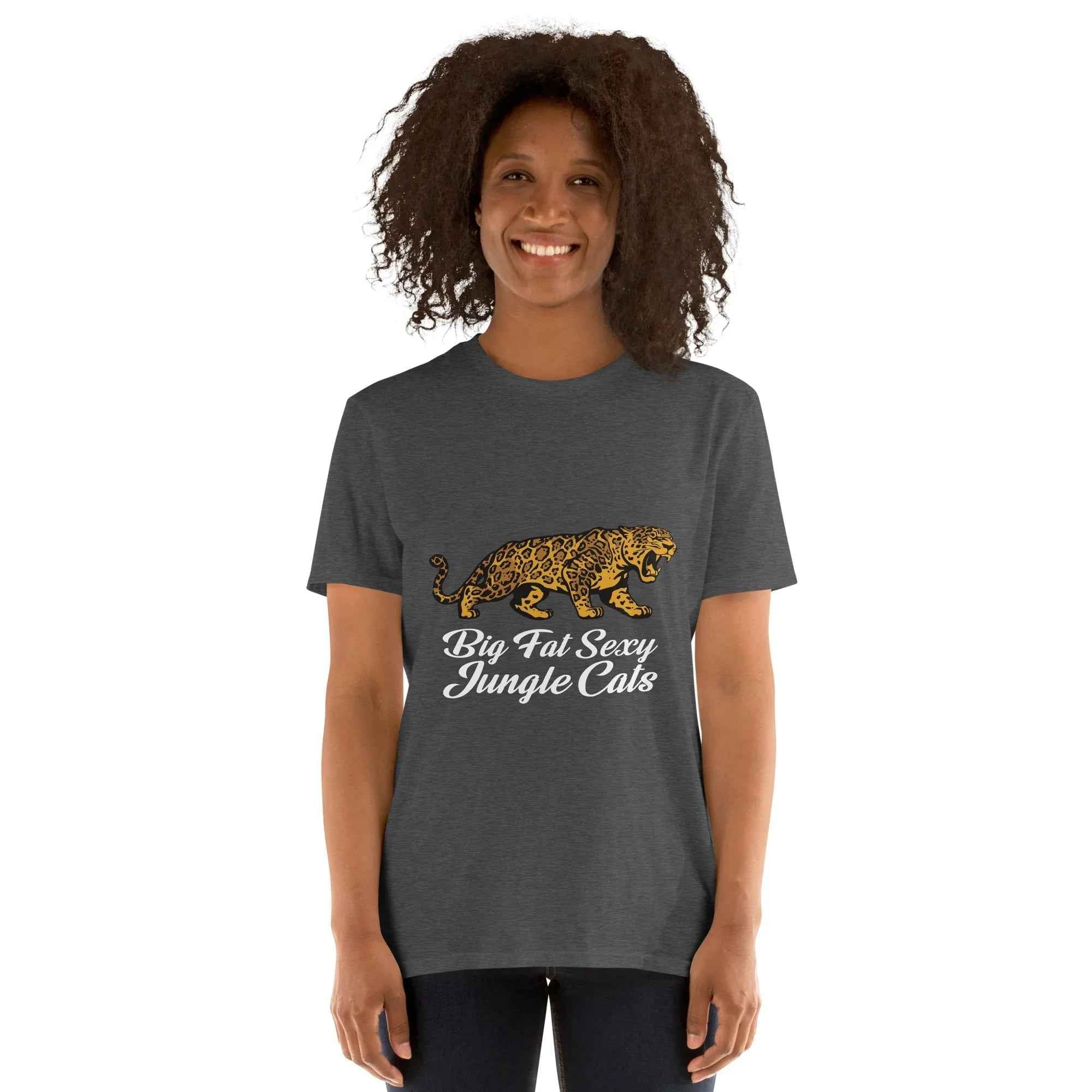 Lewis Capaldi Fan Apparel: Big Fat Sexy Jungle Cats Unisex Cotton T-Shirt for Music Lovers