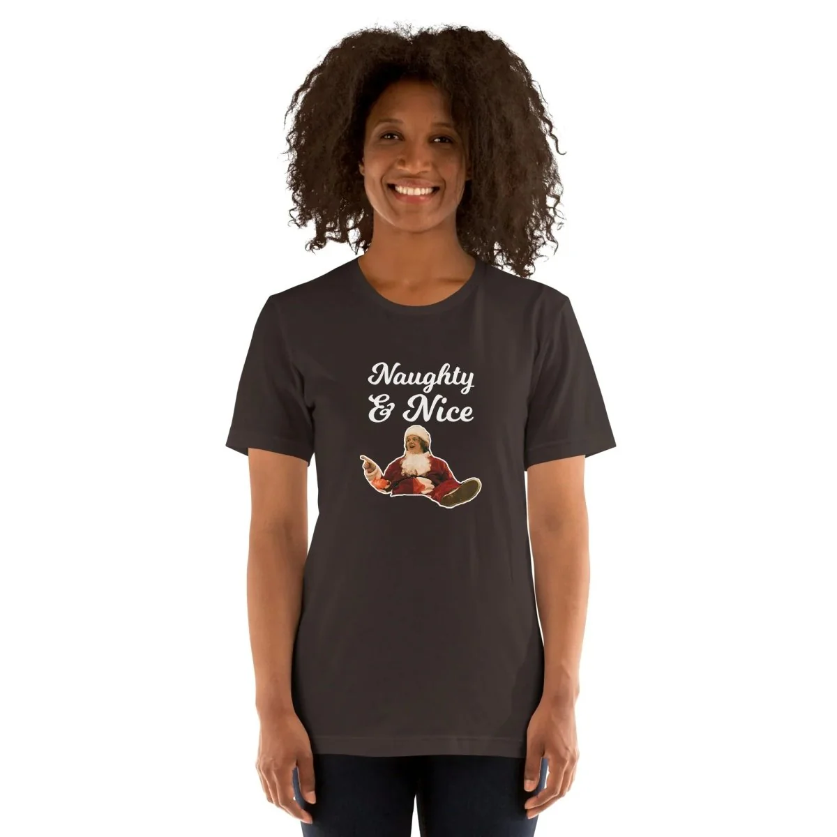 Lewis Capaldi Christmas T-Shirt | Naughty & Nice Unisex Eco-Friendly Tee