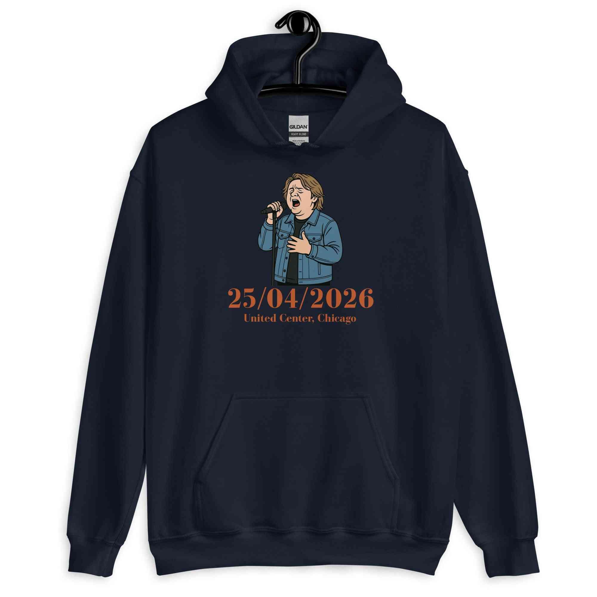 Lewis Capaldi 2026 Tour Hoodie - Black Unisex Sustainable Concert Merch